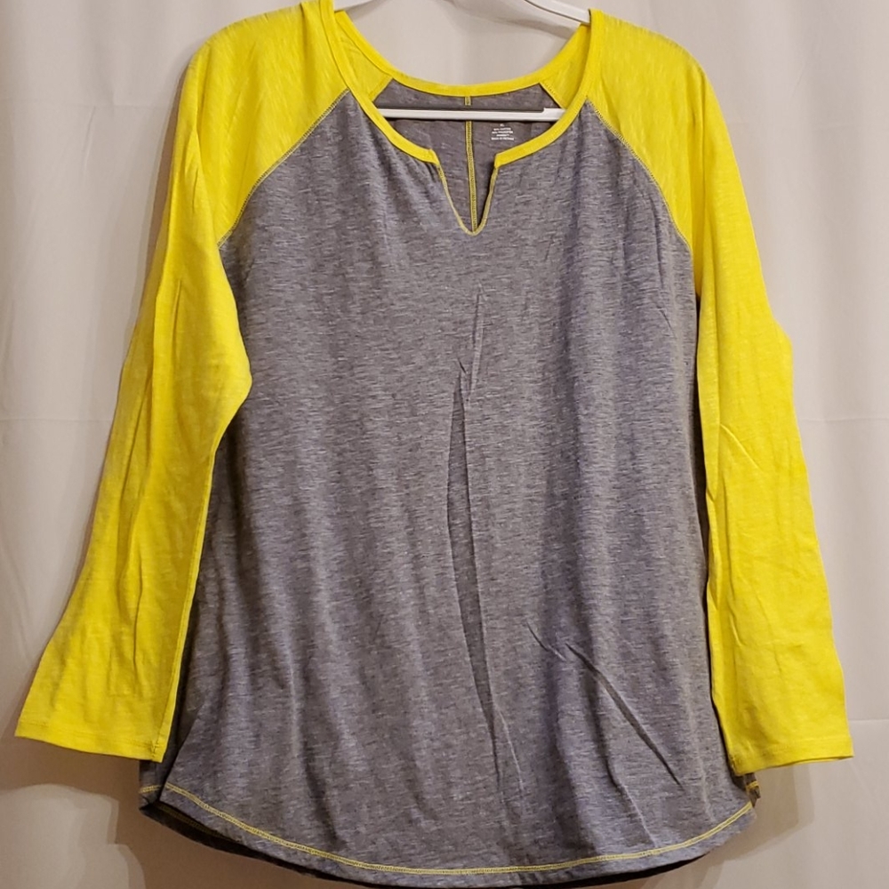 a.n.a. Henley-style top